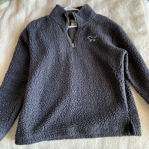 Victoria's Secret PINK sherpa quarter zip
